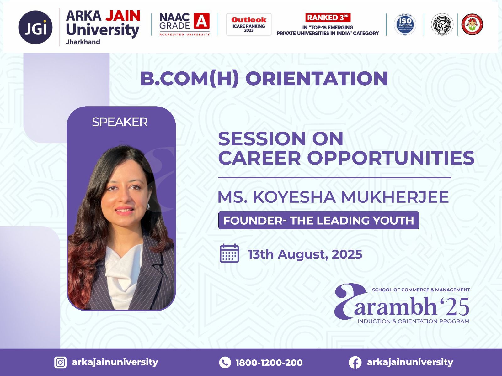Session On Career Opportunities